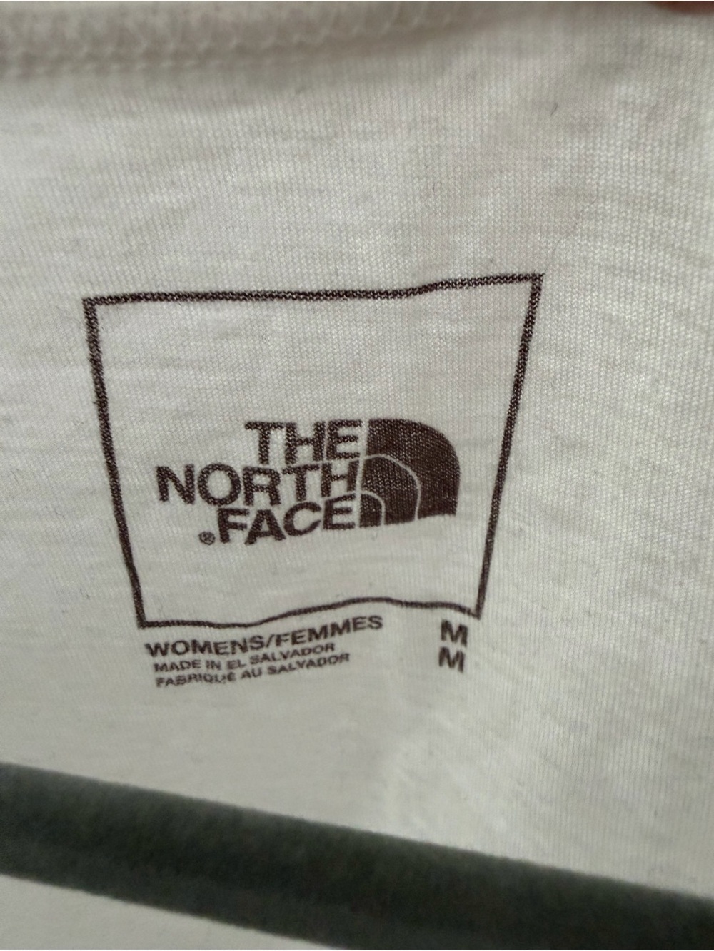 The North Face White Crop Tank with Rainbow Logo - Picture 2 of 3